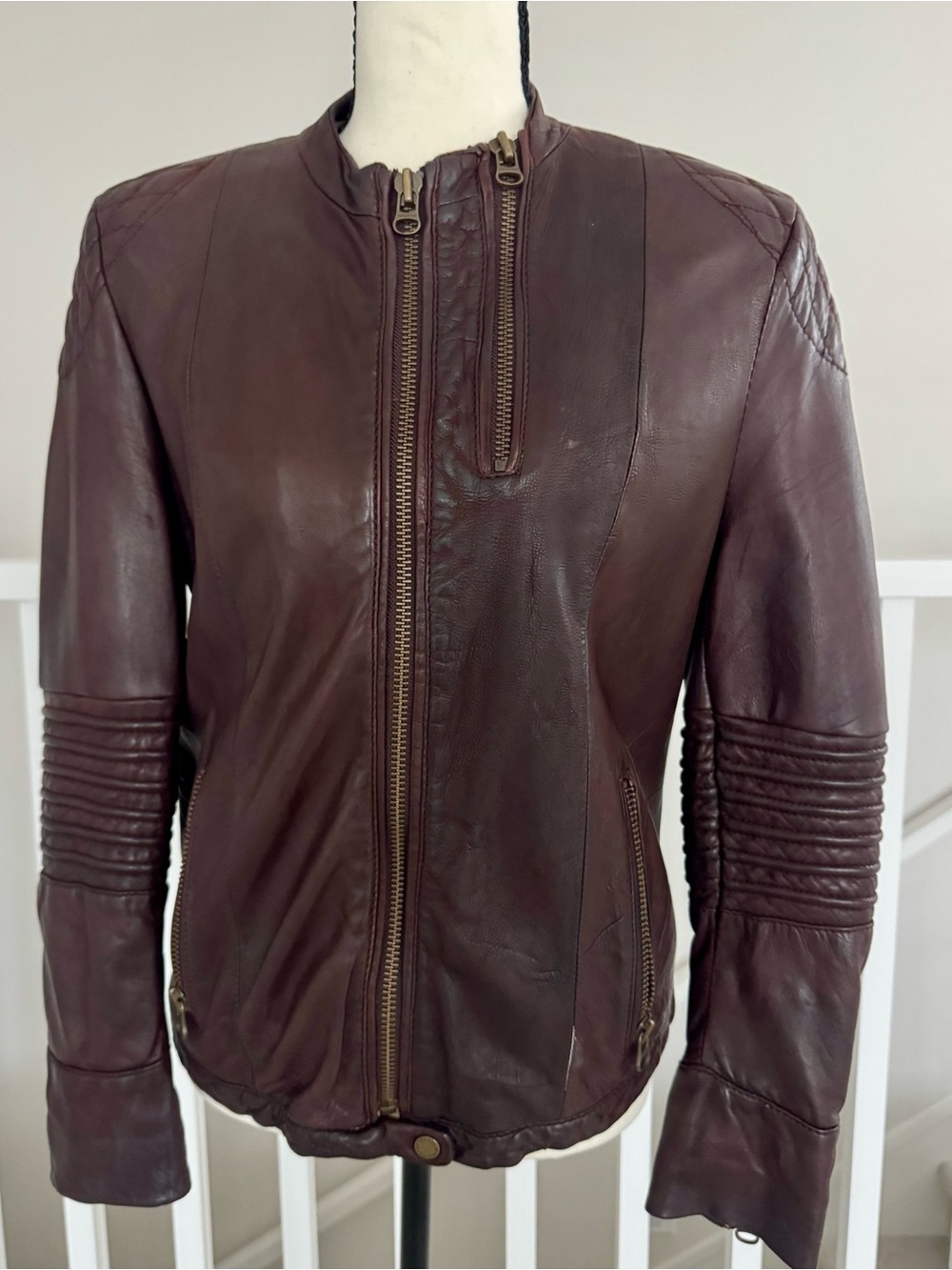 Zadig & Voltaire Dark Brown Leather Jacket